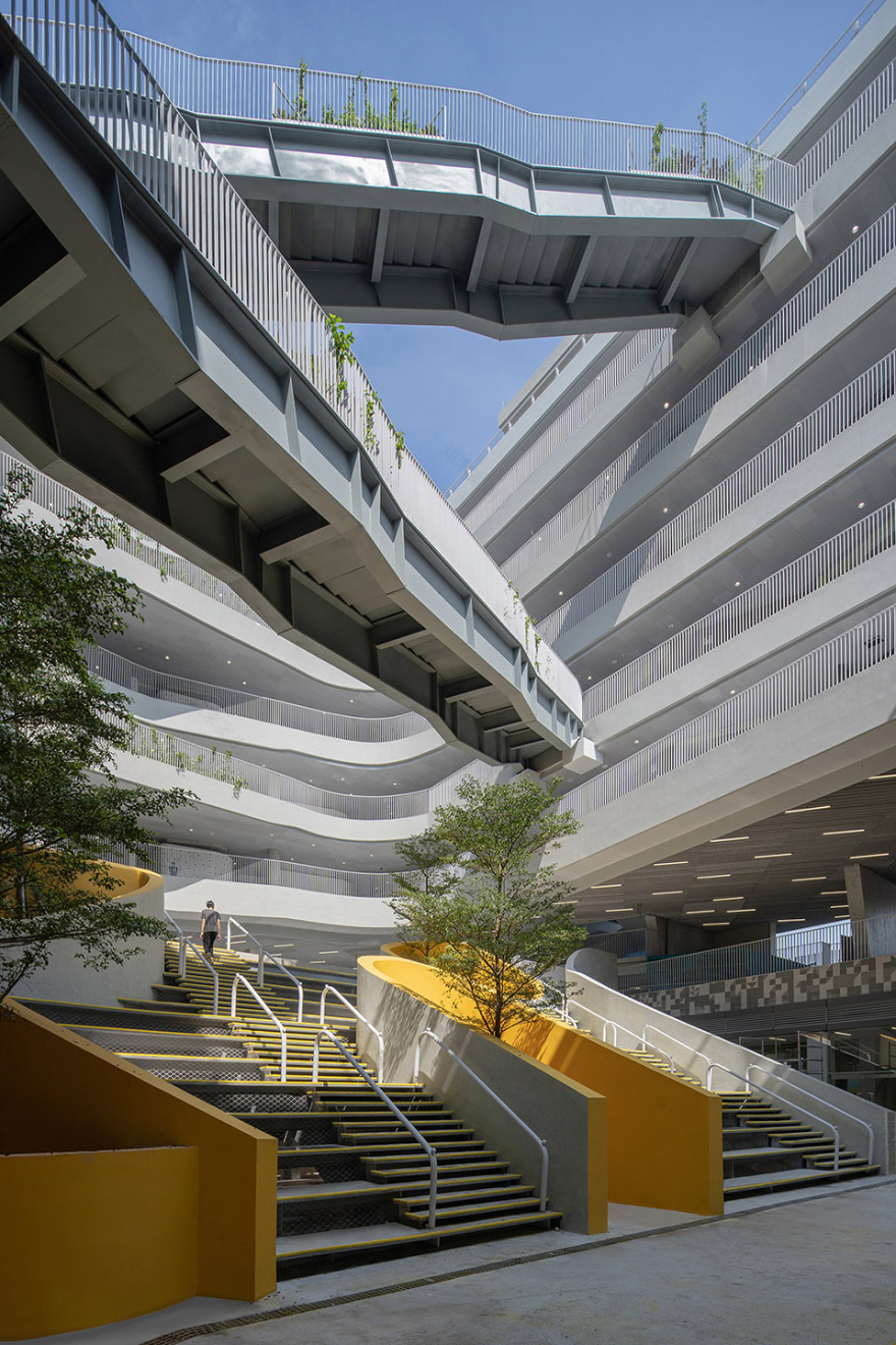 红岭实验小学 | 垂直校园,山谷庭院,儿童乐园-60