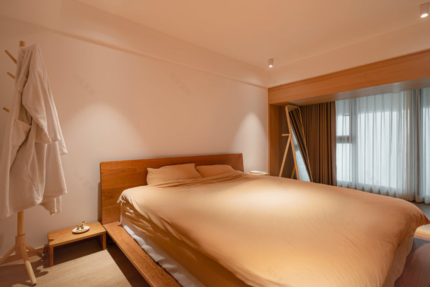 日式风格的两人两猫,loft公寓设计-46