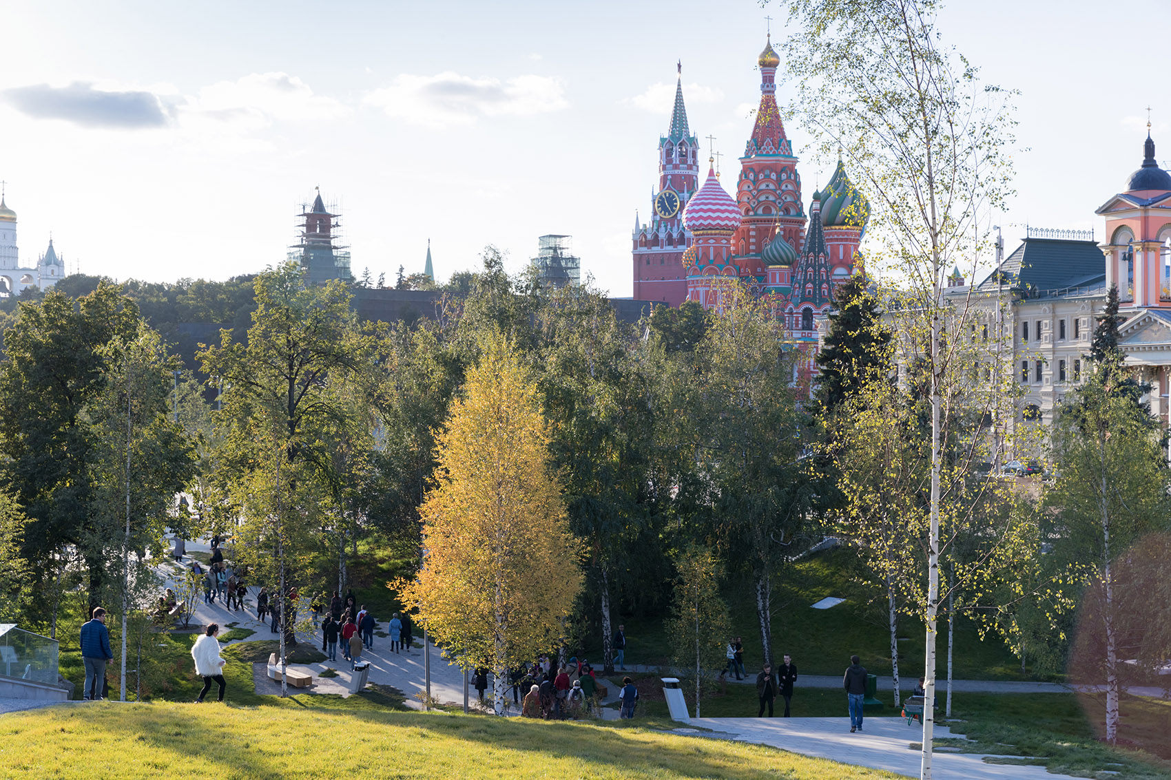 扎里亚季耶公园，莫斯科/同时扮演公园、城市广场、社交空间、文化设施以及休闲场所的角色-125