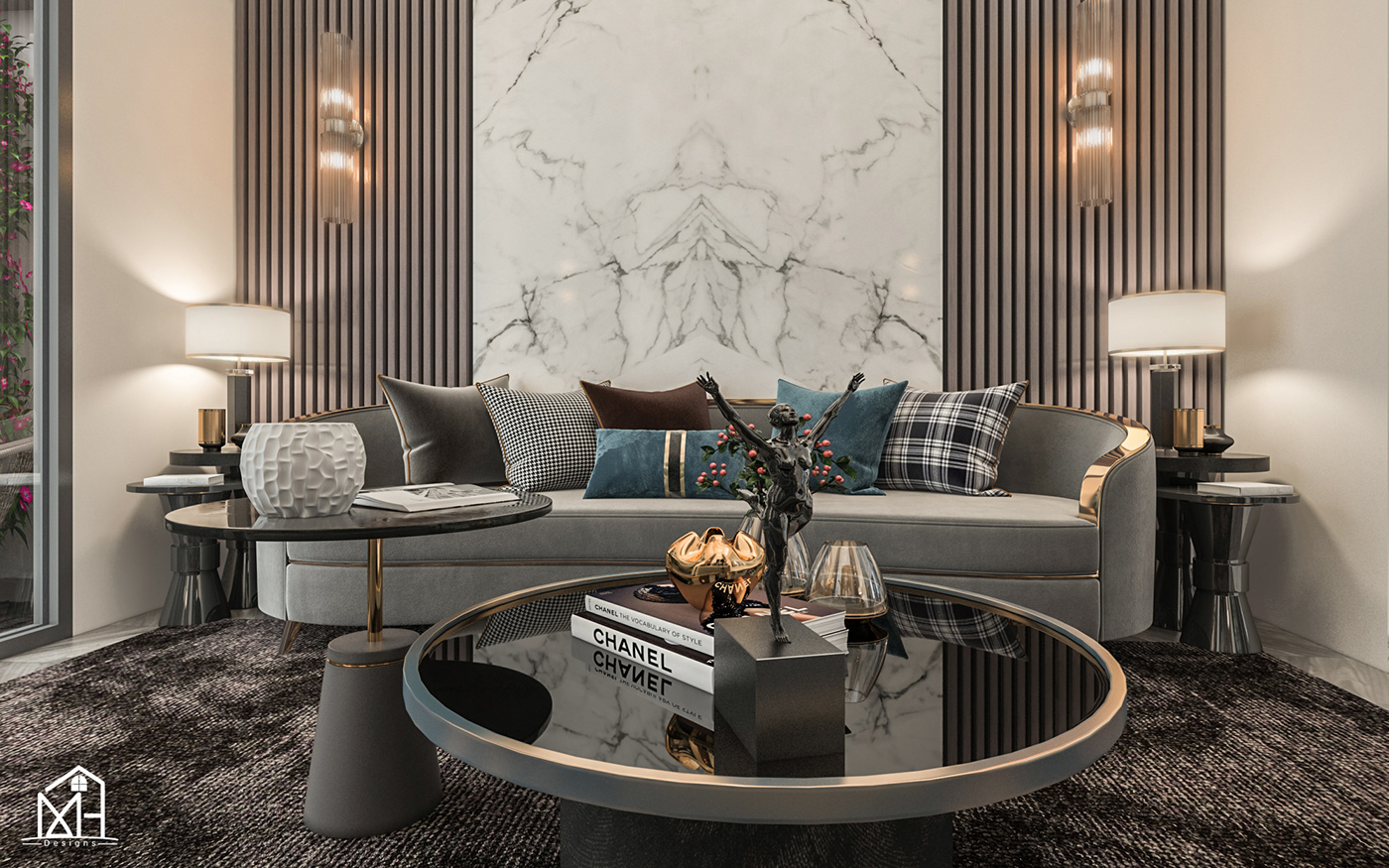 Formal Elegant Living Room-3