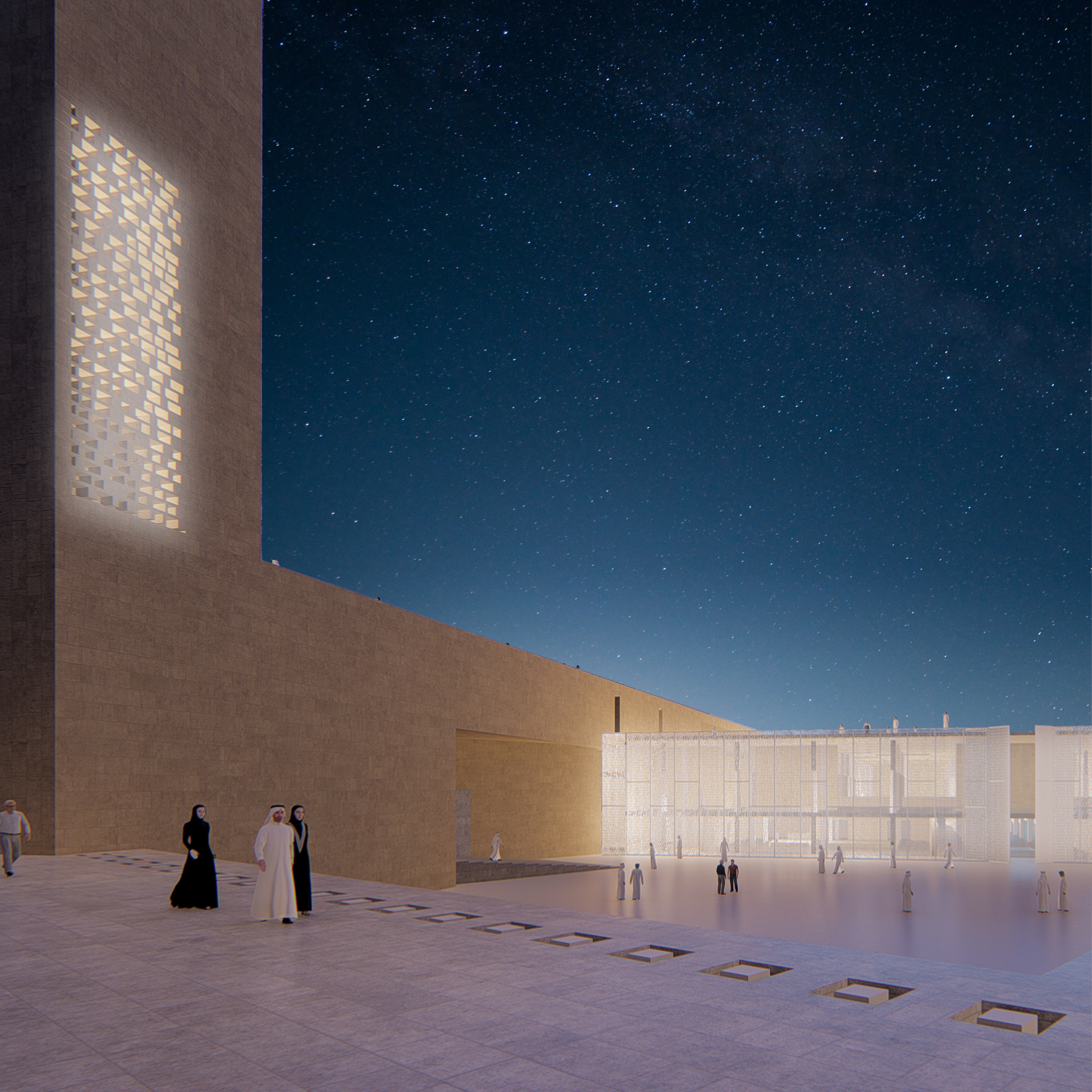 阿联酋绿意盎然的海滨清真寺-4