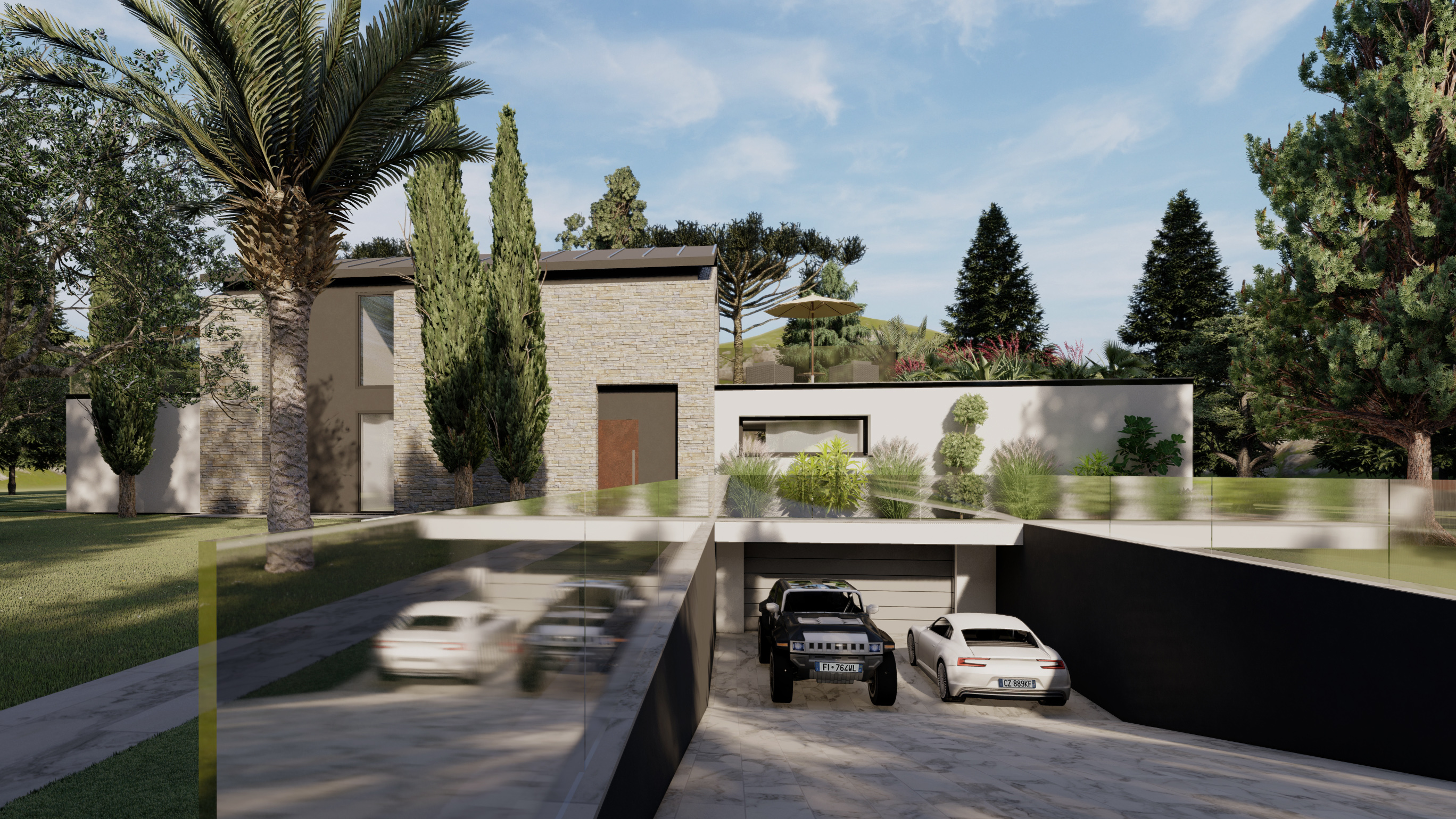 STUDIO A23丨别墅建筑丨Villa F+T-8