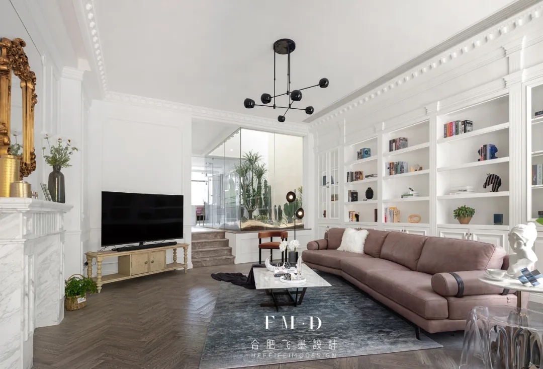 合肥中海央墅法式婚房，室内花园、影音系统，浪漫满屋-25