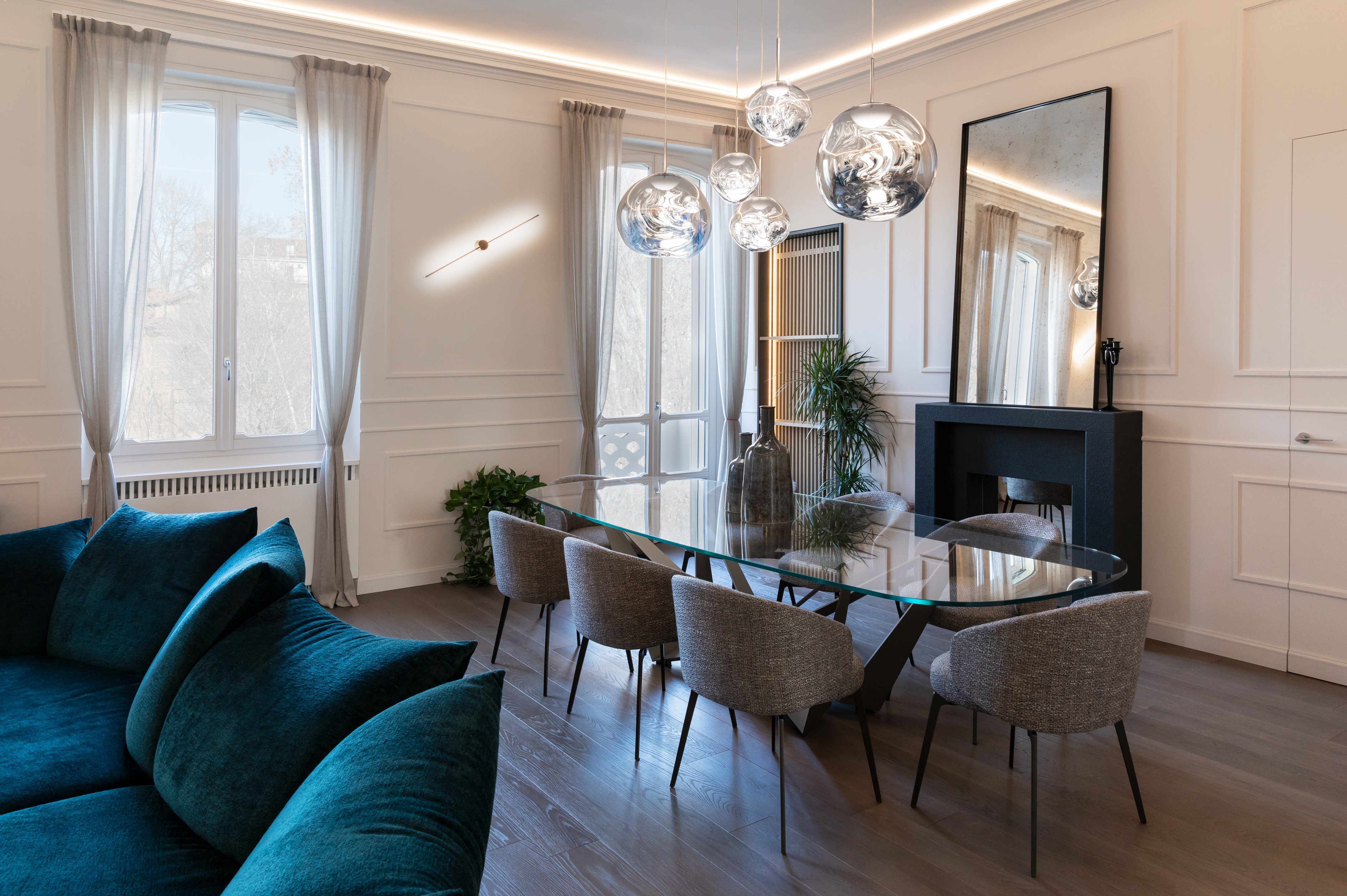 在都灵最著名的住宅区之一,我们进行了这次翻修-1