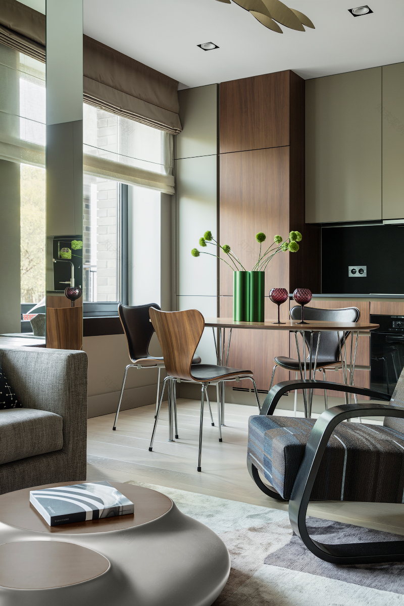 莫斯科 70 平米公寓的创意设计-11