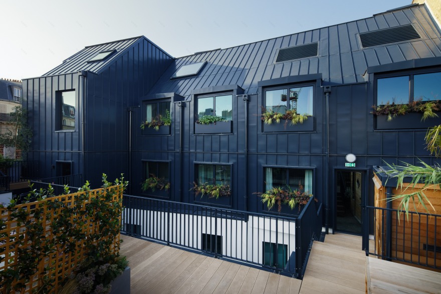 巴黎华莱士酒店,蓝调金属魅力与自然光的完美结合-27