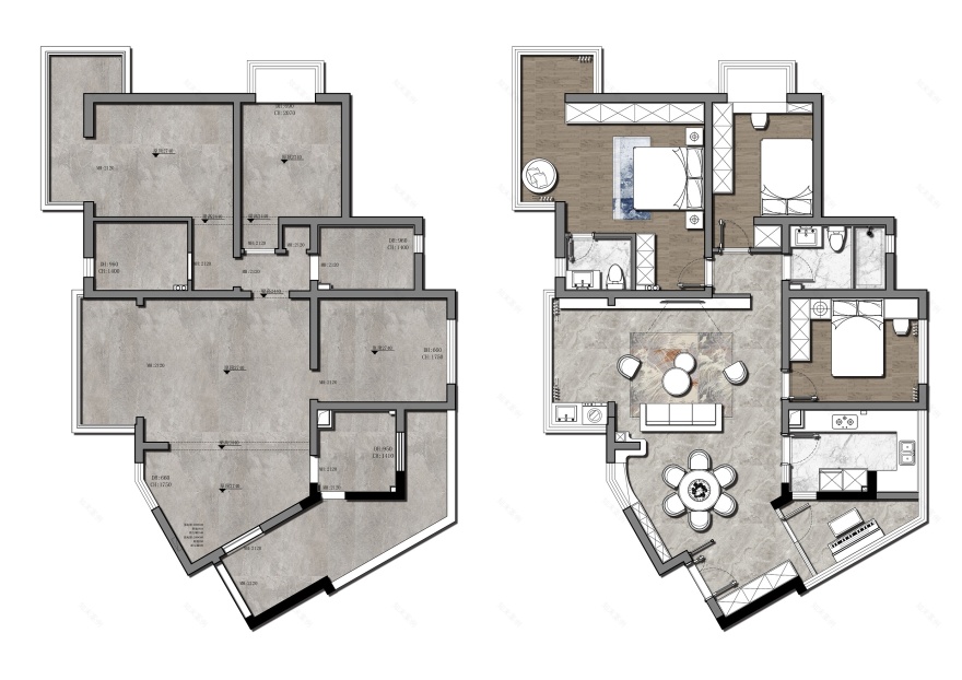 极简明亮之家丨中国合肥丨樑筑空间设计-3