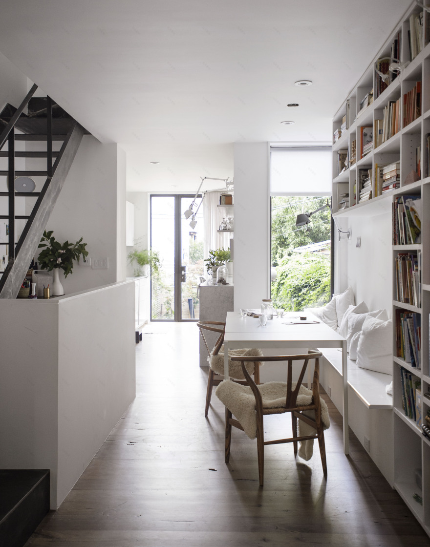 小户型大改造,纽约窄屋变四层别墅-12