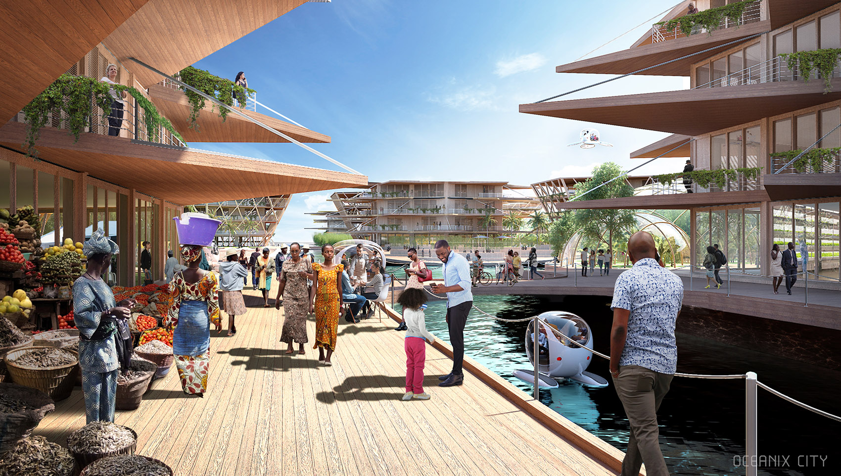 “Oceanix City”漂浮城市/全球第一个弹性化的、可持续发展的漂浮社区-28