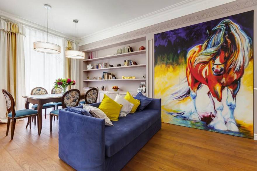 乌克兰基辅现代普罗旺斯风格家居设计-1