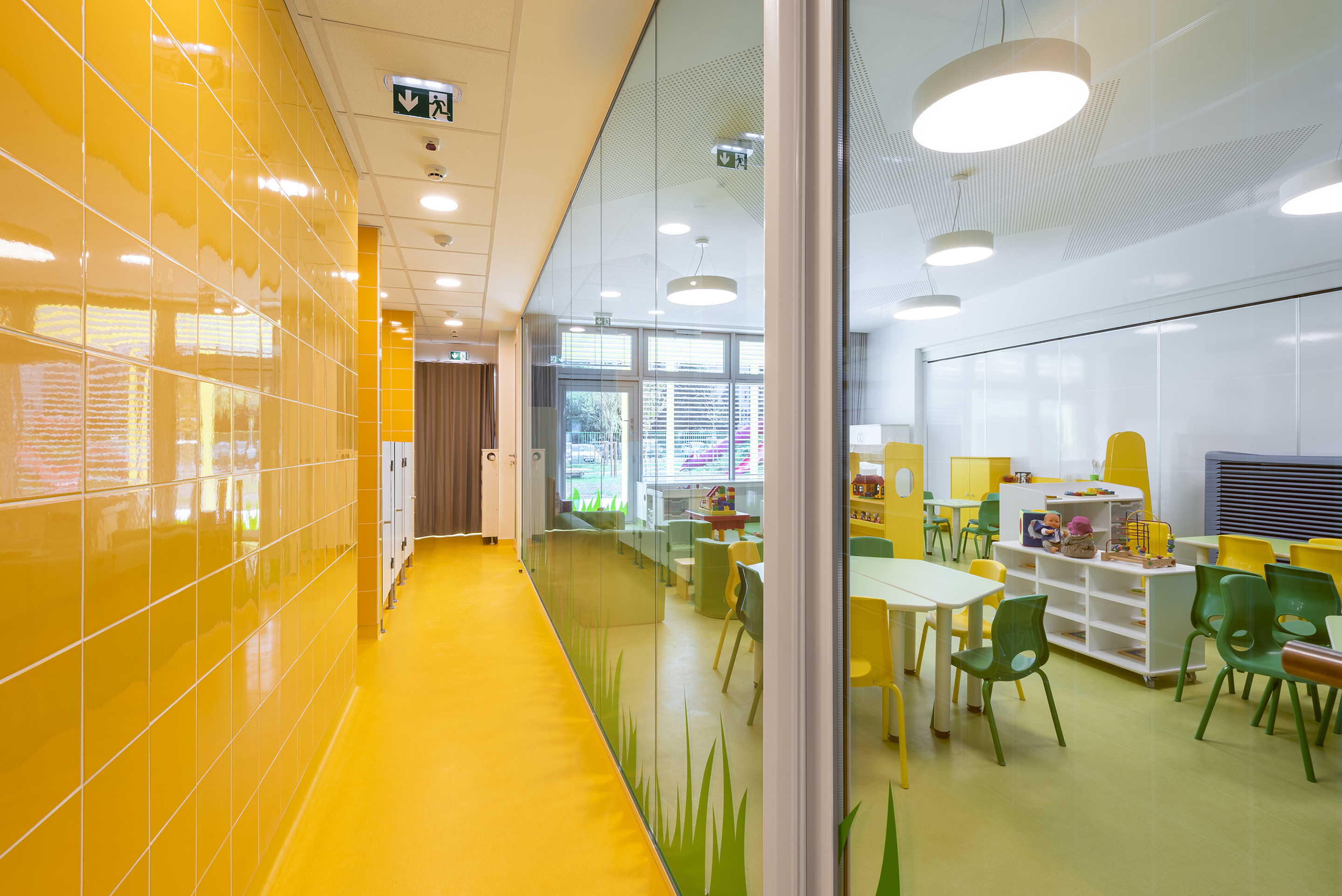 绿色童趣 · Vrbani II Kindergarten 幼儿园设计丨克罗地亚萨格勒布丨Marin Binički,Siniša Blaženka 等-19
