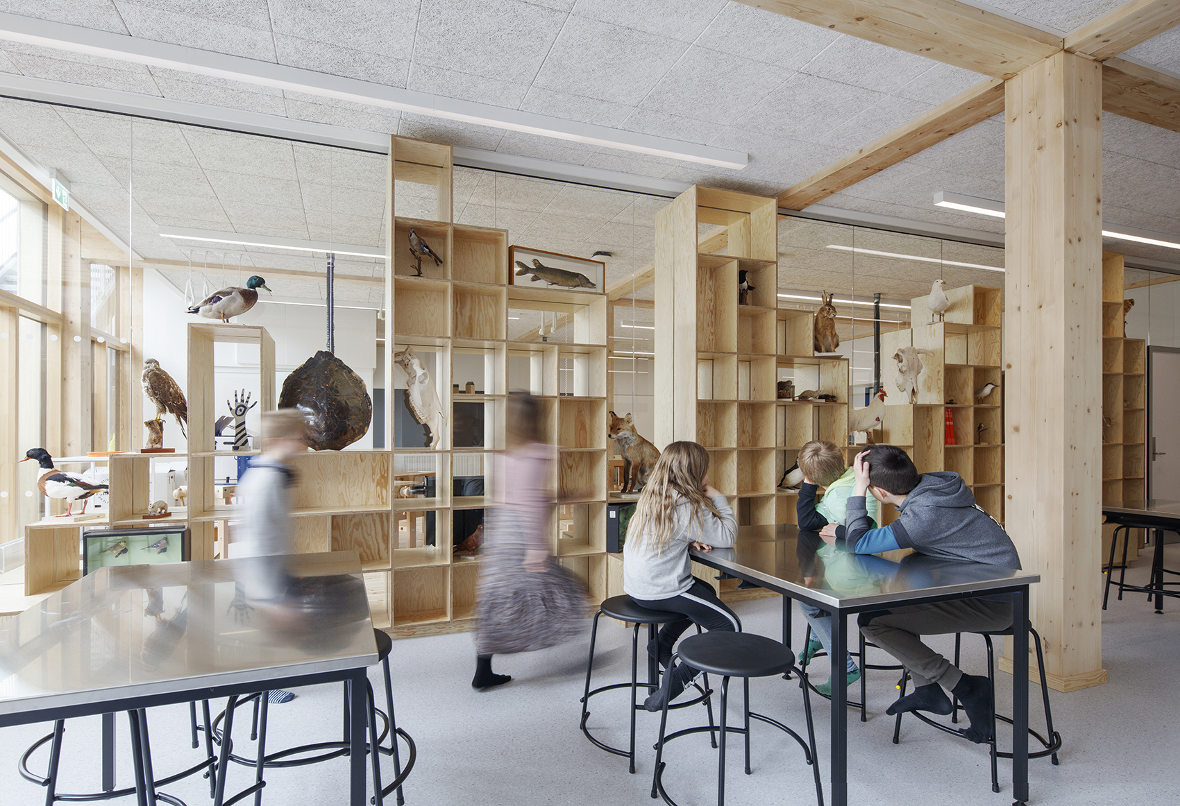 Erlev学校，丹麦/丹麦第一所“新一代”木制学校-29