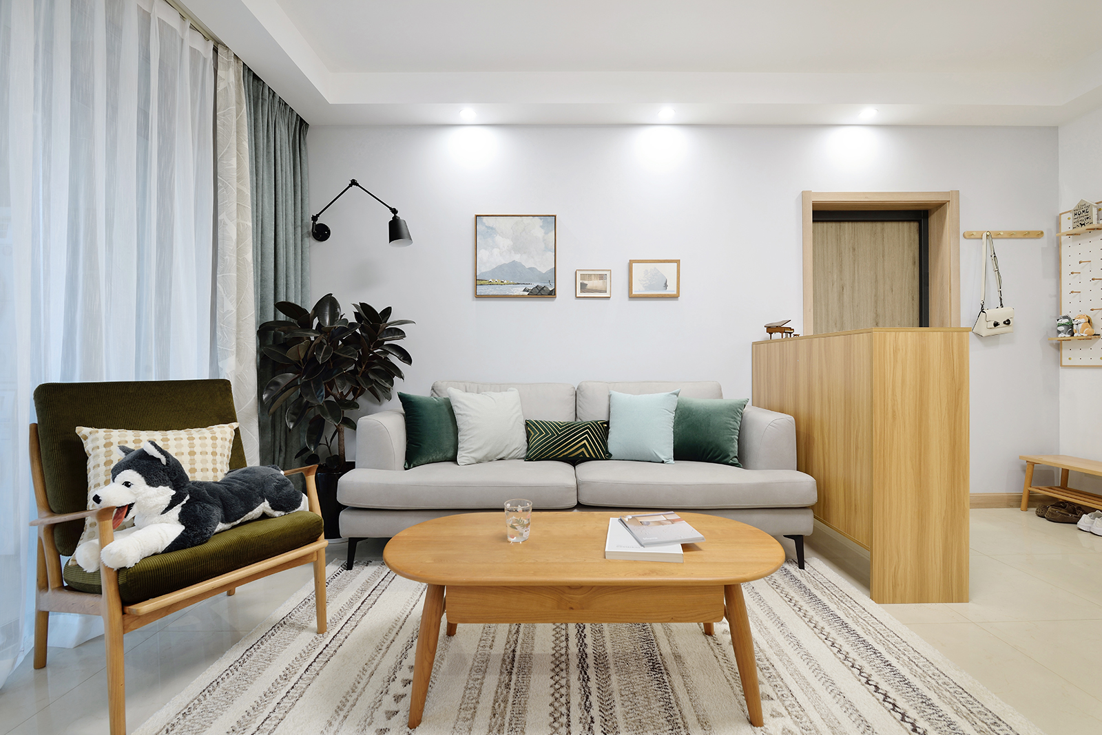 温馨家居设计 | 餐厅木饰面上墙，卫生间收纳优化-12