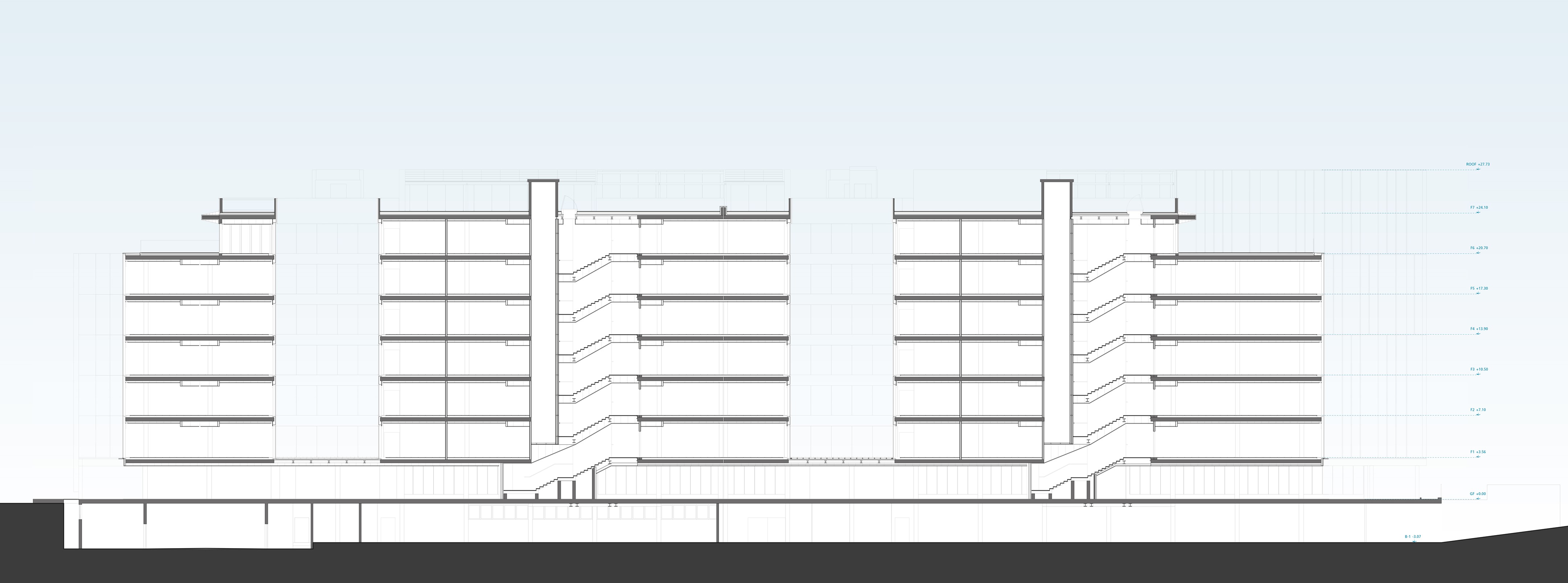 Engie 总部办公建筑 | 节能环保，室内外一体化的现代设计-19