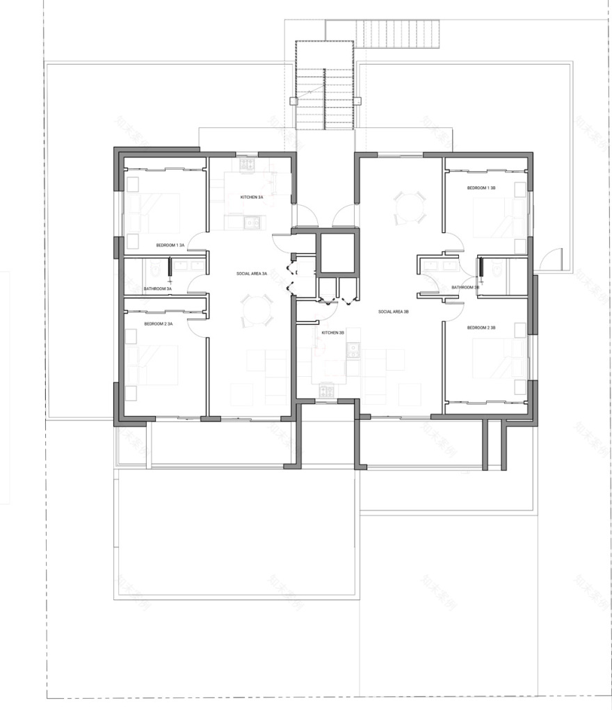 融合户外景观的公寓设计-2