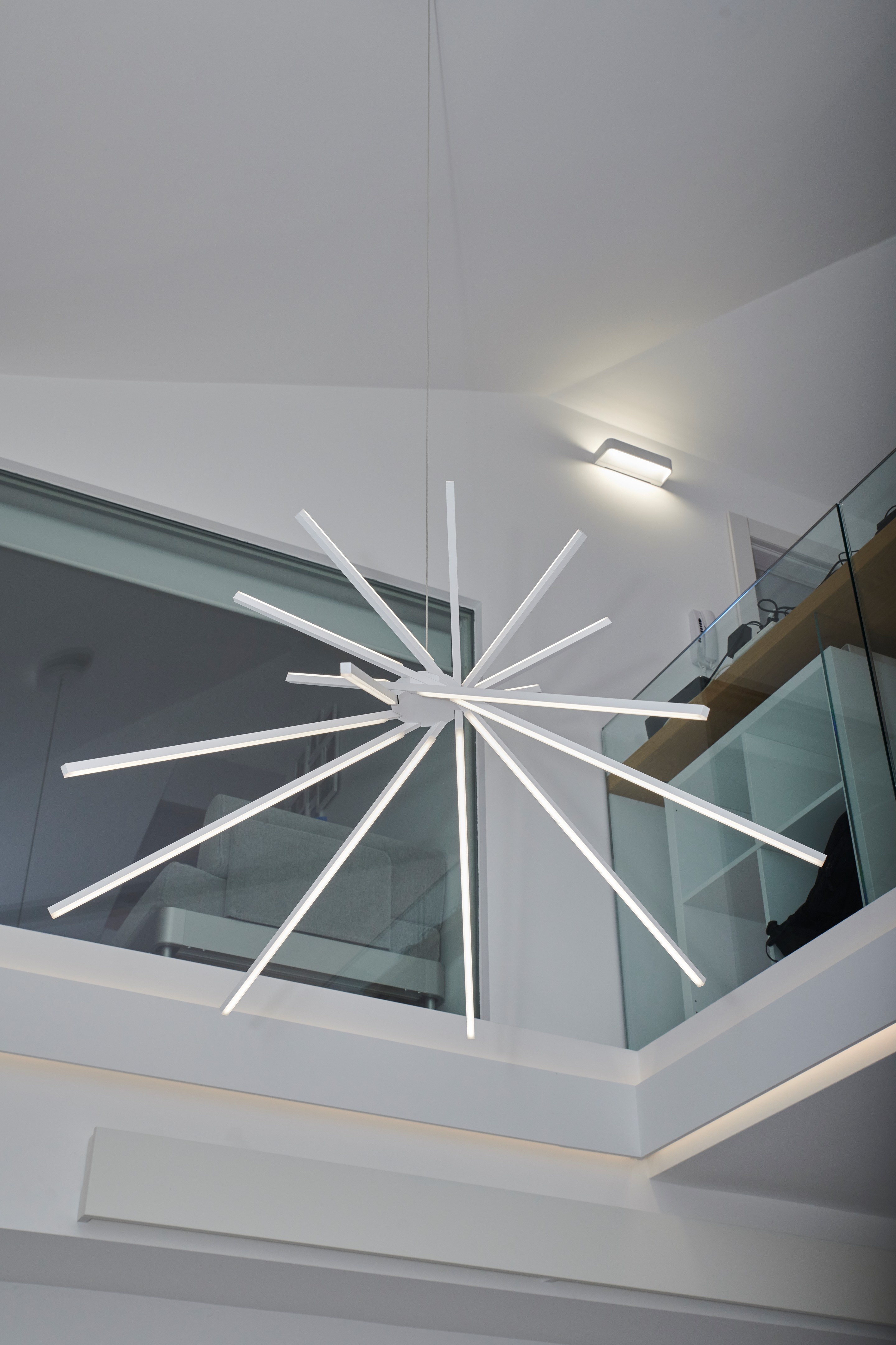 意大利 Vimercate 私人住宅照明设计丨Bianchessi-21