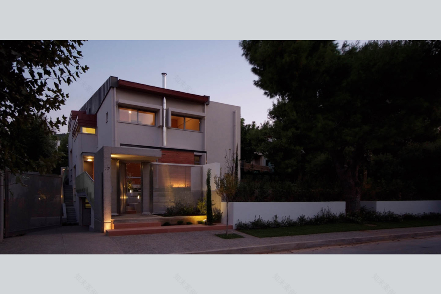 希腊雅典 Ekali 区双住宅设计-11