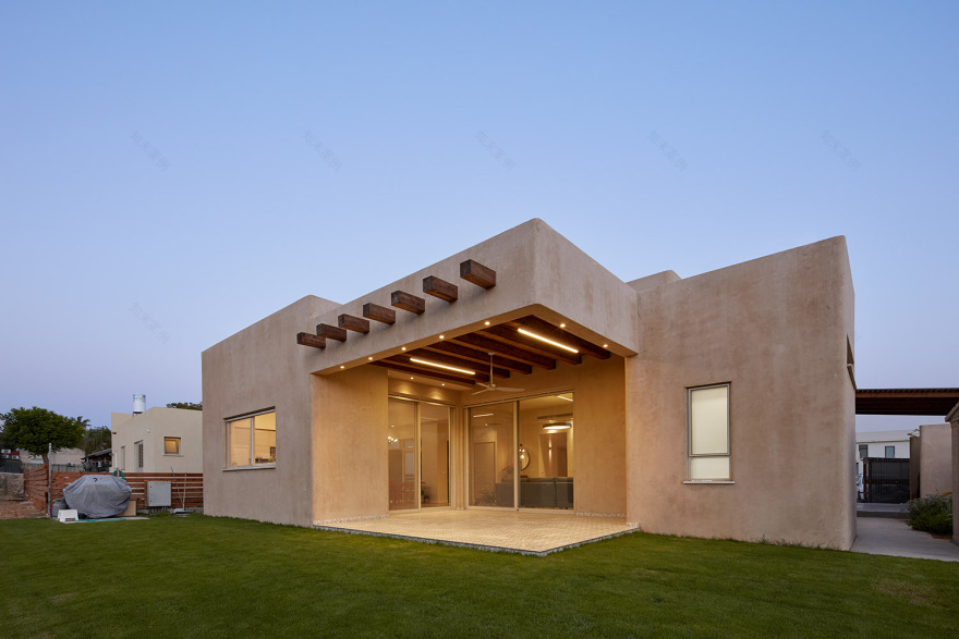 五彩斑斓的沙漠现代家园-11