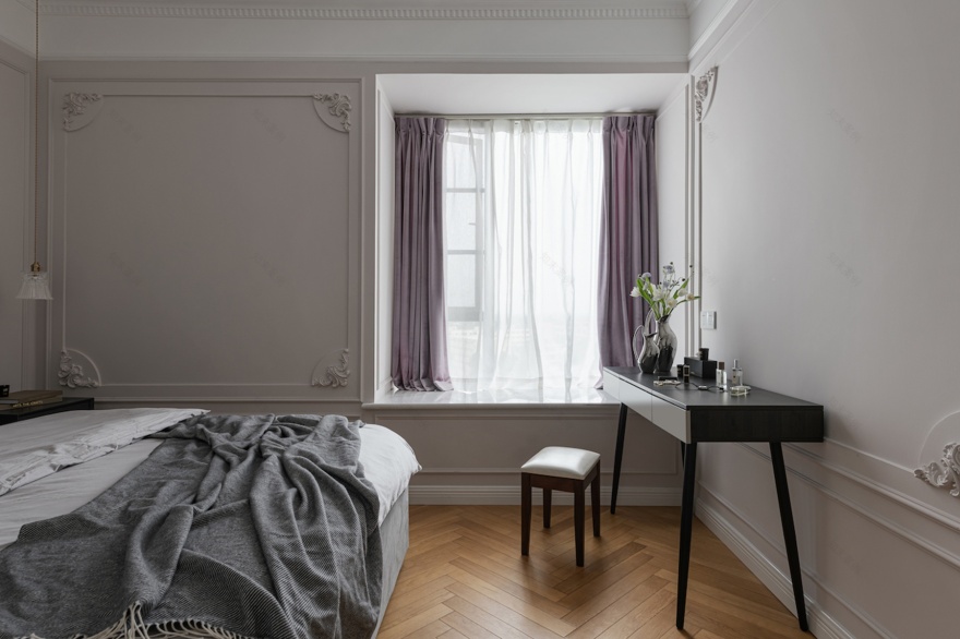 治愈系简法式风格住宅设计丨中国成都丨观白设计-52