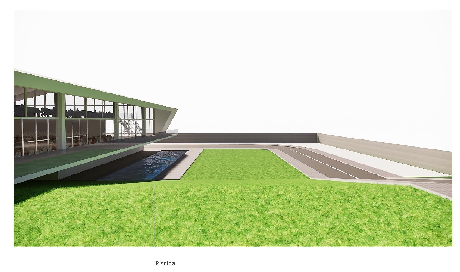 白色混凝土温馨派对空间丨Projeto Acadêmico-2