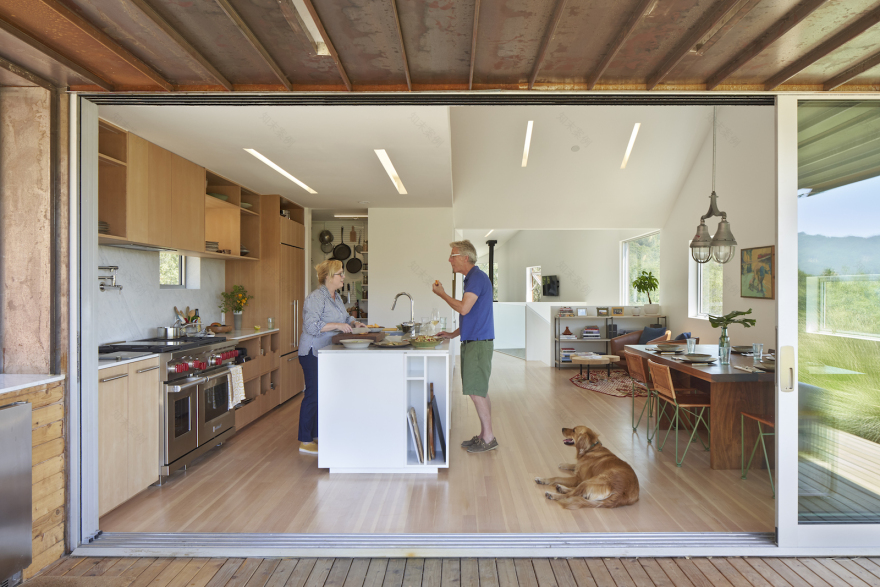 三屋顶世外桃源 | 加州索诺玛乡村度假住宅-49