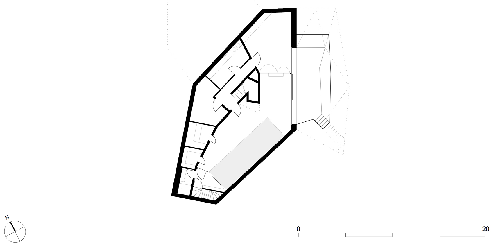 L别墅，慕尼黑/庞大的混凝土“晶体”-48