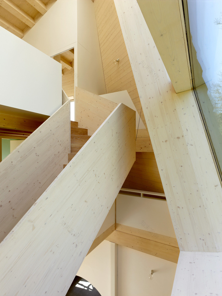 瑞士森林别墅和谐融入自然-7