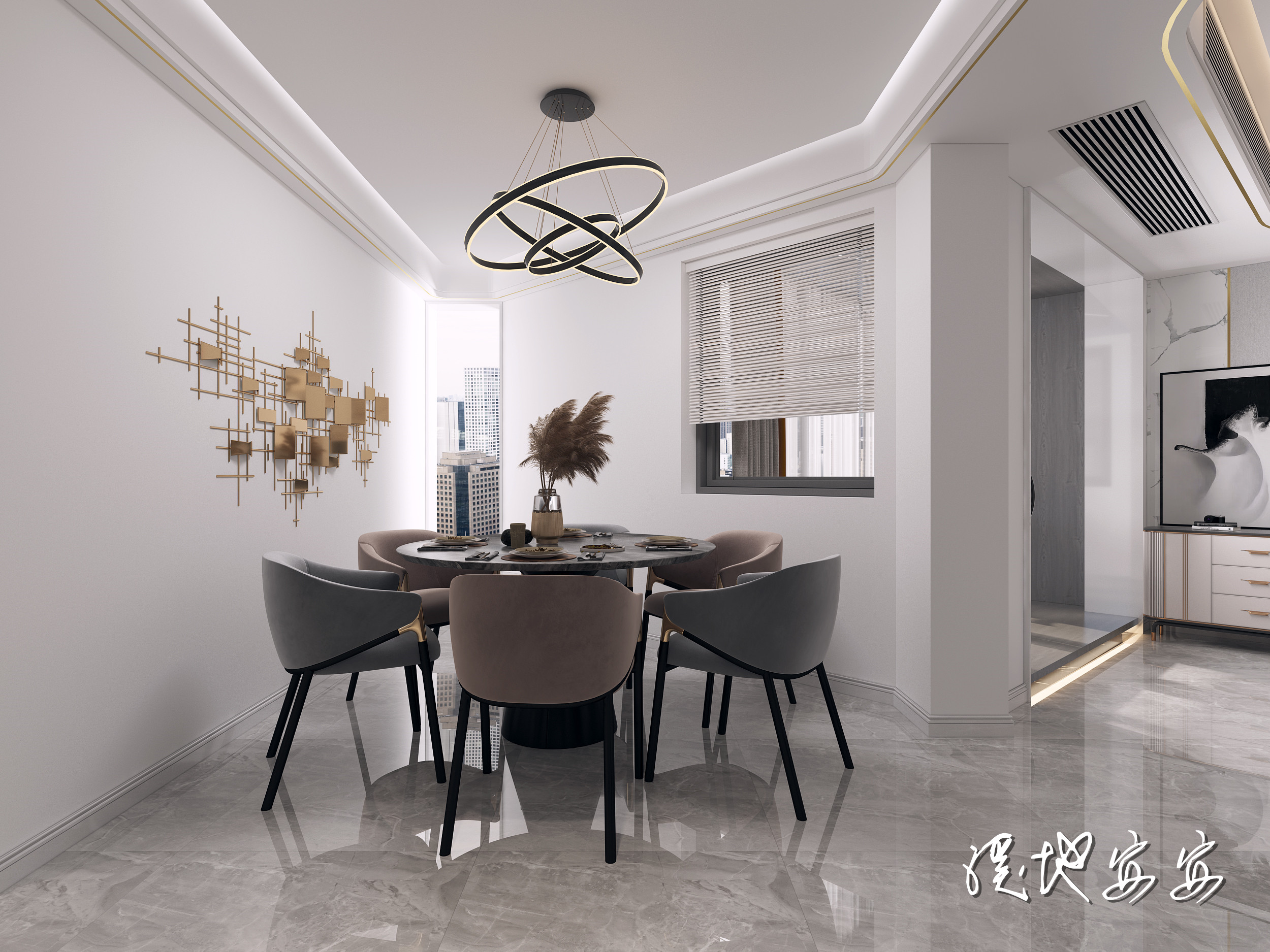 现代简约全房案例-6