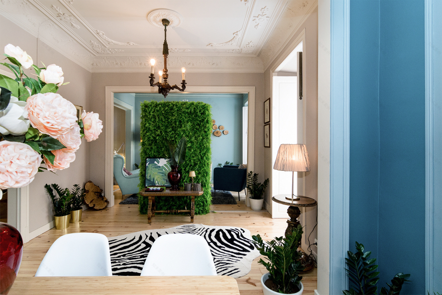 里斯本复古公寓绿色心脏设计丨葡萄牙里斯本-1