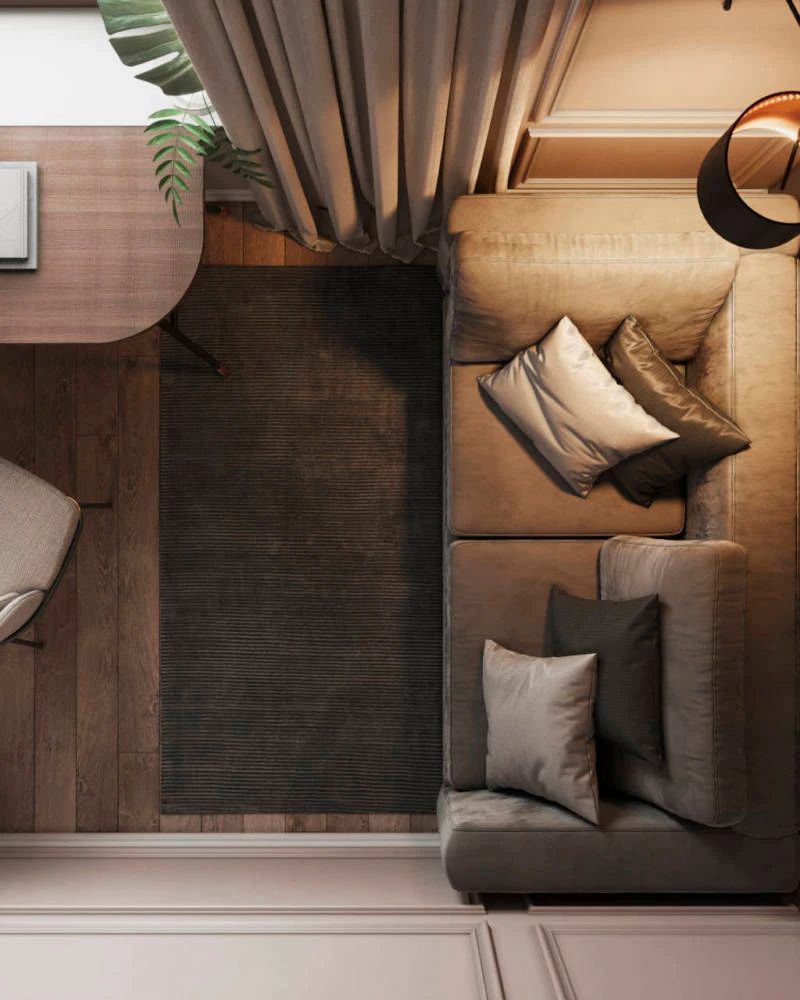 Mossebo 设计团队打造大气一居室,古典与现代完美融合-68