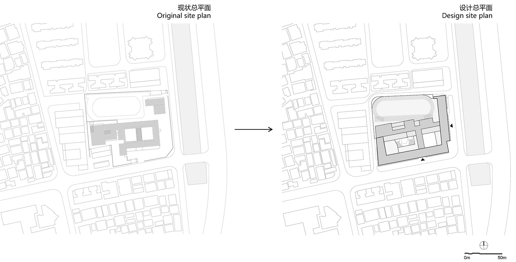 曡园 &  深圳市福田区新洲小学/探索在高密度城市建成区内的高容量学校新模式-154