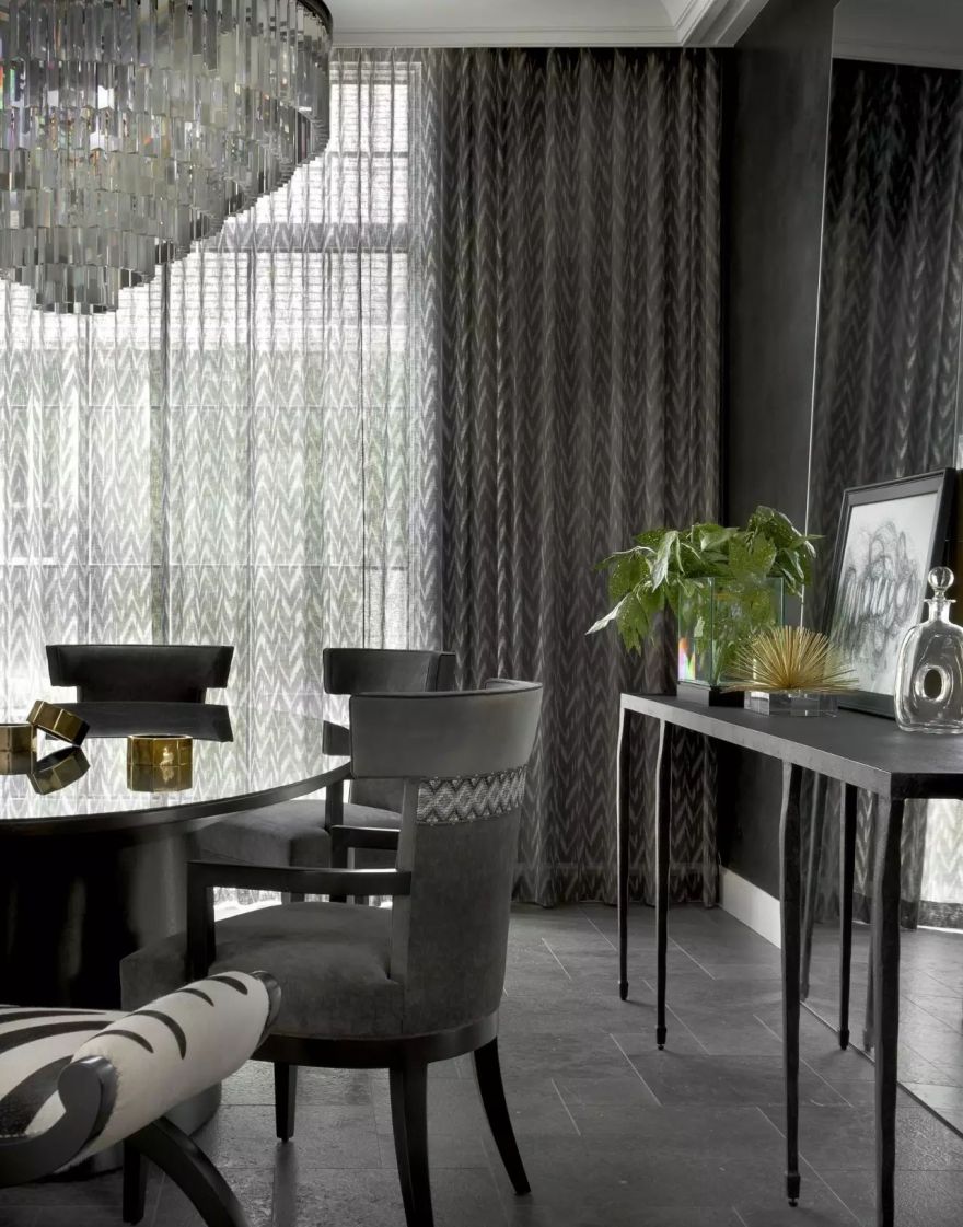 高级黑的艺术 | 芝加哥设计工作室的精致家居-84