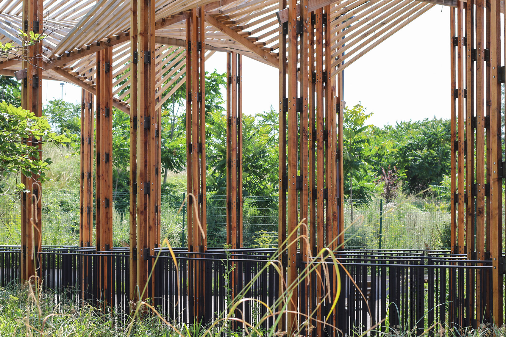 法国 Montreuil 游泳池前院景观装置丨法国巴黎丨Collective Parenthèse 事务所-39