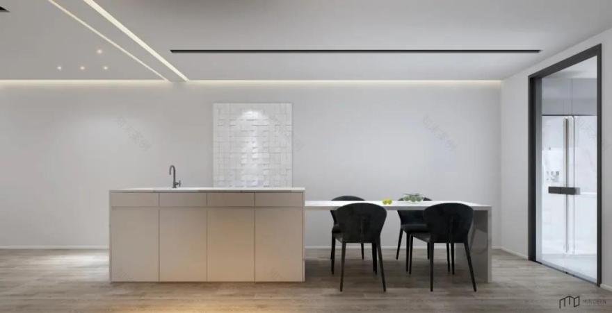 名本设计打造 560 平米双拼别墅,收纳、线条、色彩、留白完美融合-29