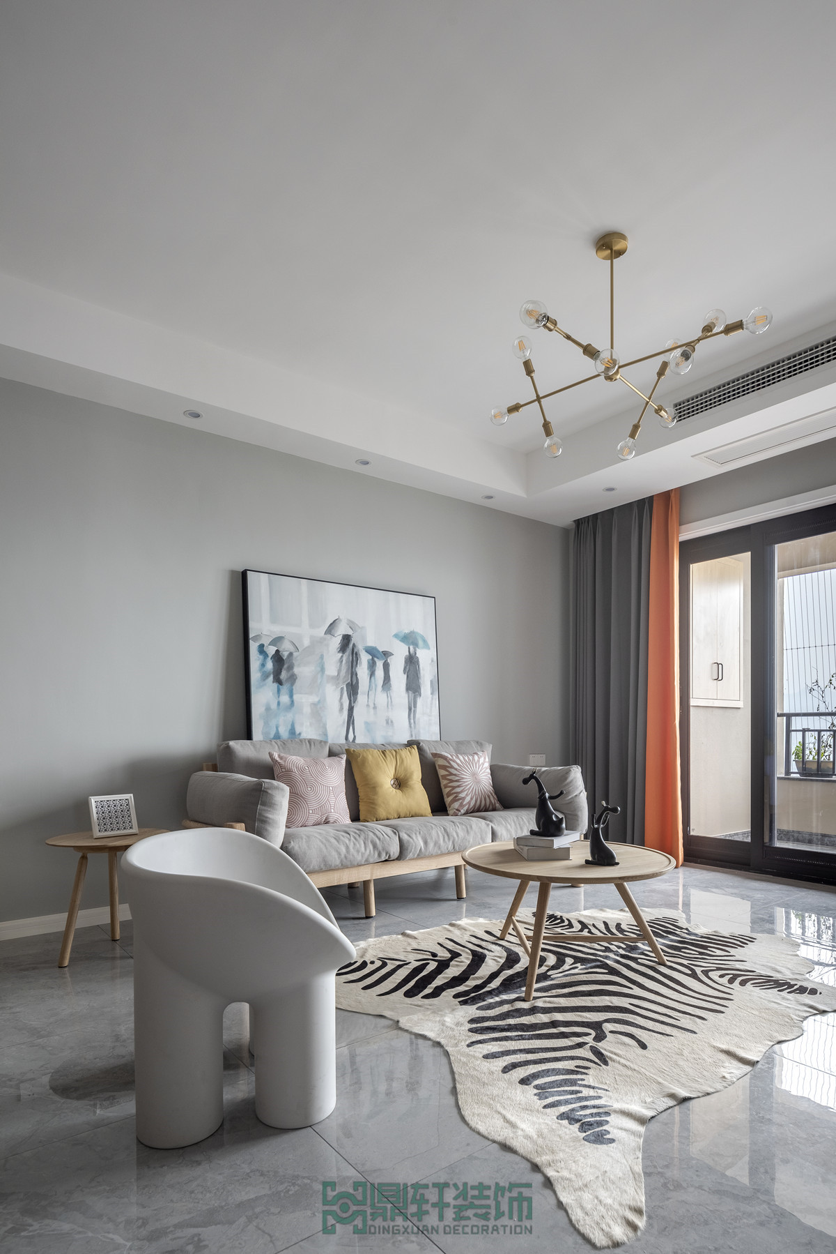重庆鼎轩装饰 | 浅灰北欧+木制风格（金科天元道）-8
