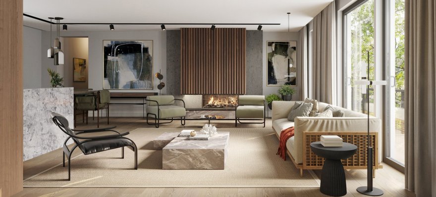 瑞士卢加诺 Collina D'Oro 平层公寓,自然与设计的完美融合-0