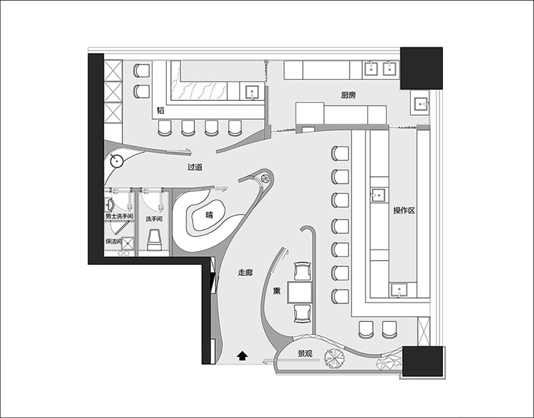 隐Omakase高端日料|黑桃壹设计 SPADE 1 DESIGN-14