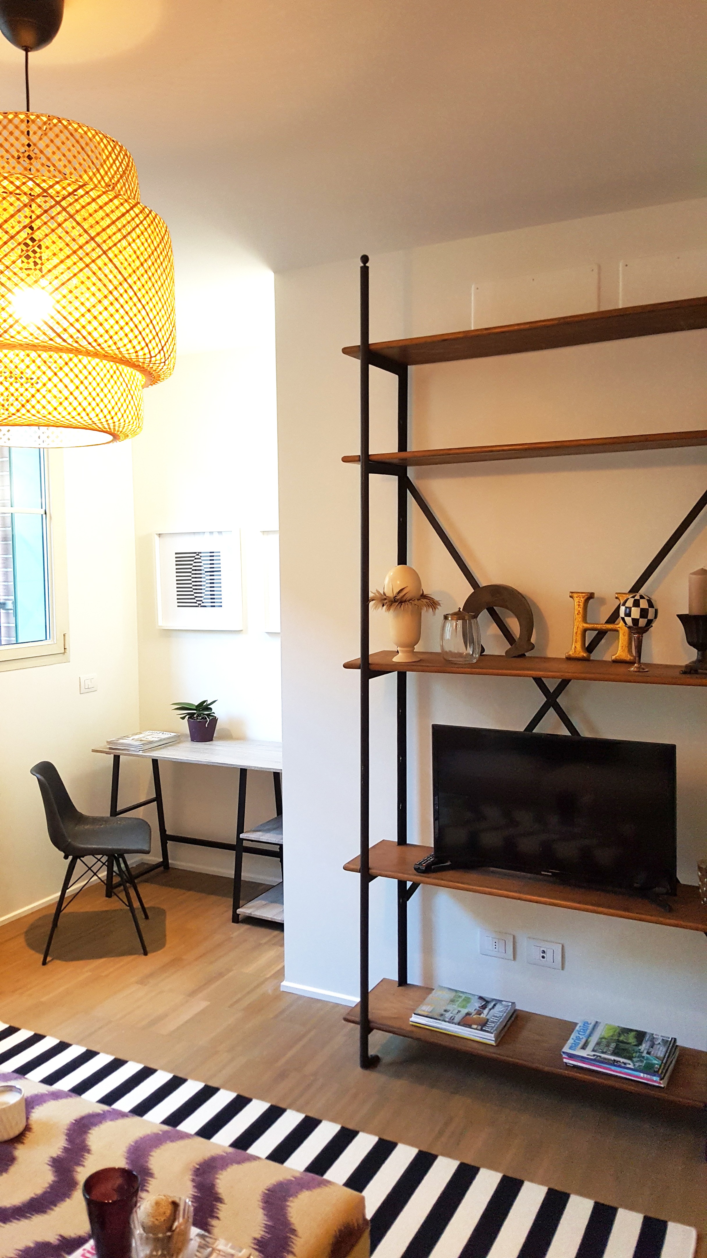 米兰“Fontanili 路公寓”绿色丛林风格室内设计-12