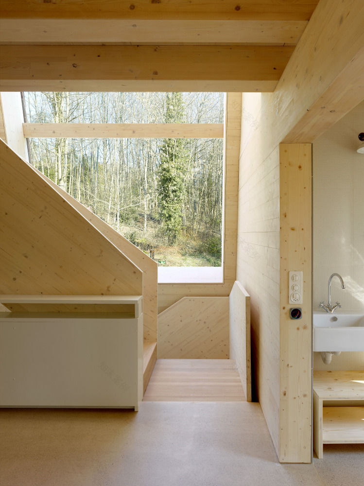 瑞士森林别墅和谐融入自然-10