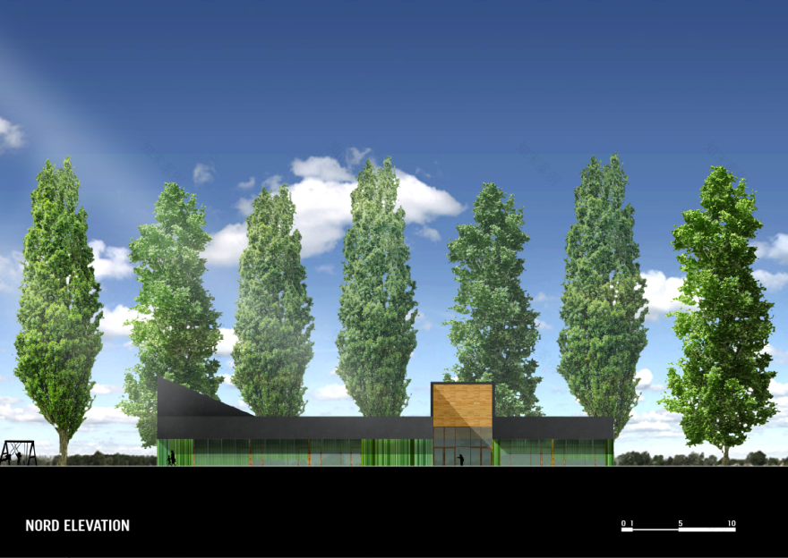 Danieli School 绿色景观建筑-7