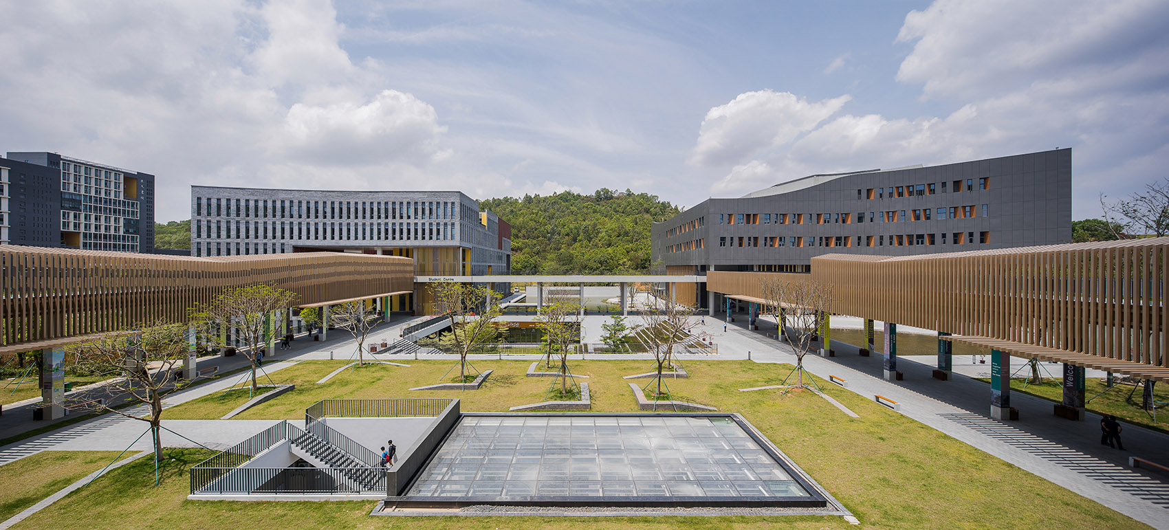 香港中文大学（深圳）图书馆/配合校园的绿地轴线，维系自然坡地的完整性-68