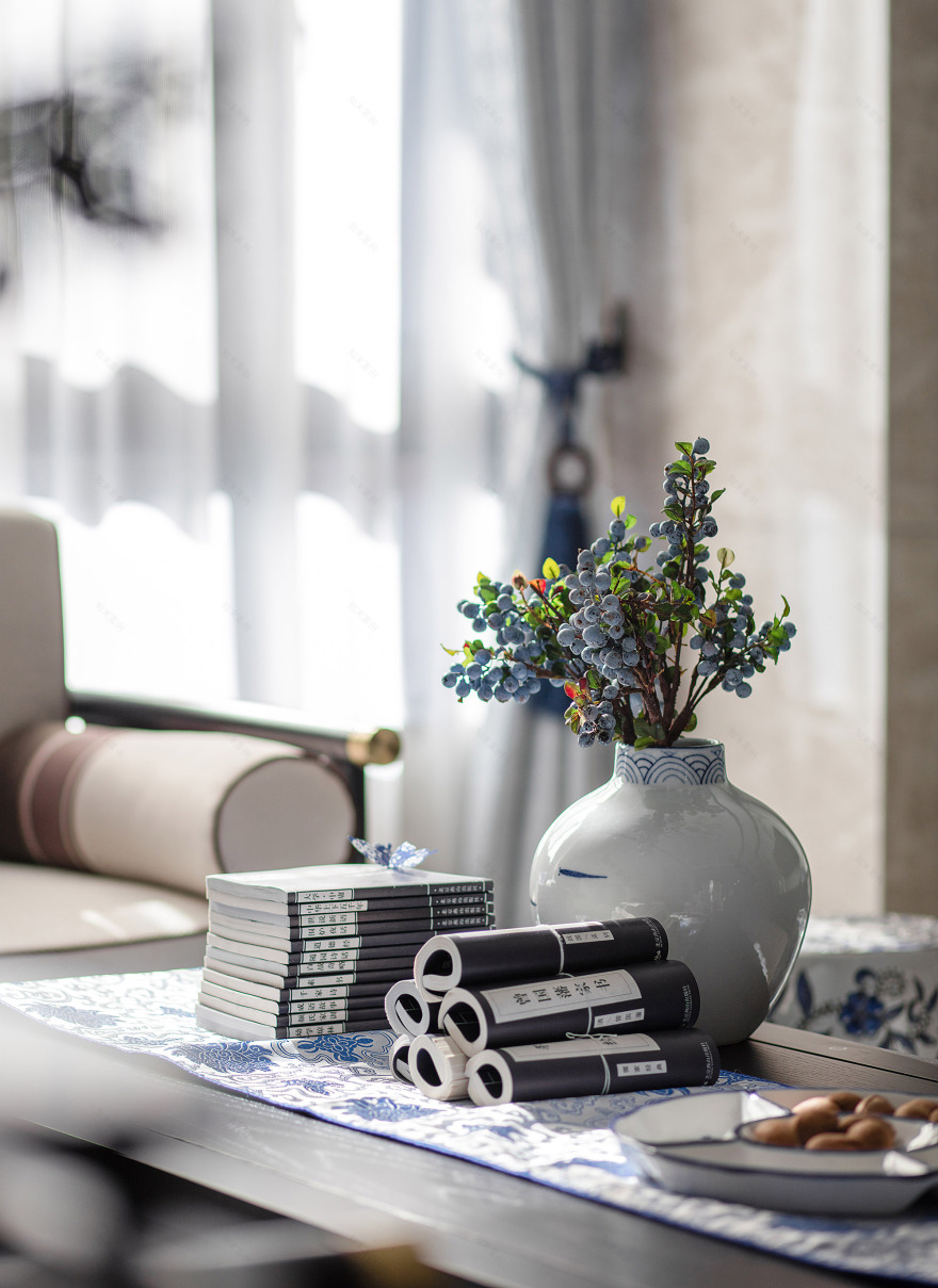 高科锦园的青花瓷风格设计-16