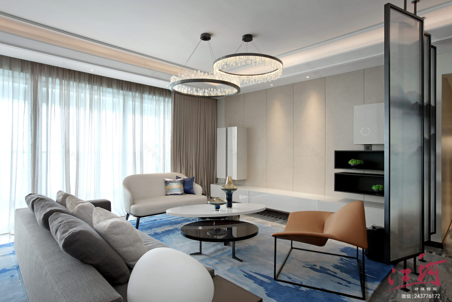 238㎡招商双玺花园大平层,私宅陈设-10