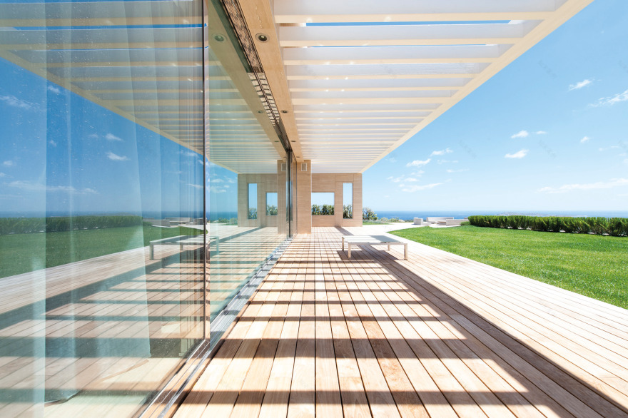 风之岬的现代豪华别墅-0