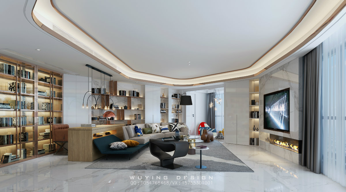 室内家装效果图展示丨中国芜湖丨芜湖無影设计表现-7