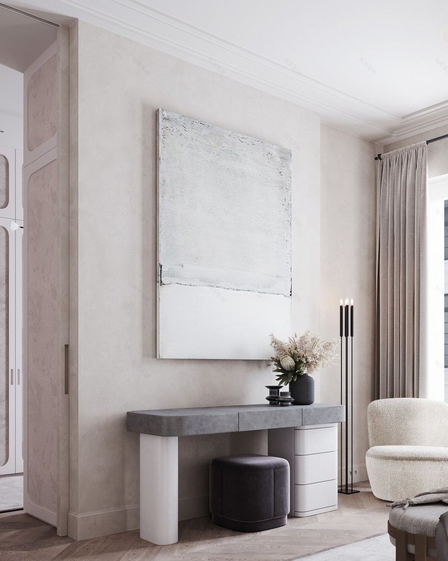 莫斯科法式极简公寓丨俄罗斯莫斯科丨ABarchitects 工作室-32