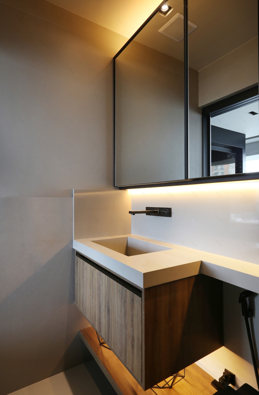 70 平米公寓变身现代酒店风都市家居-16