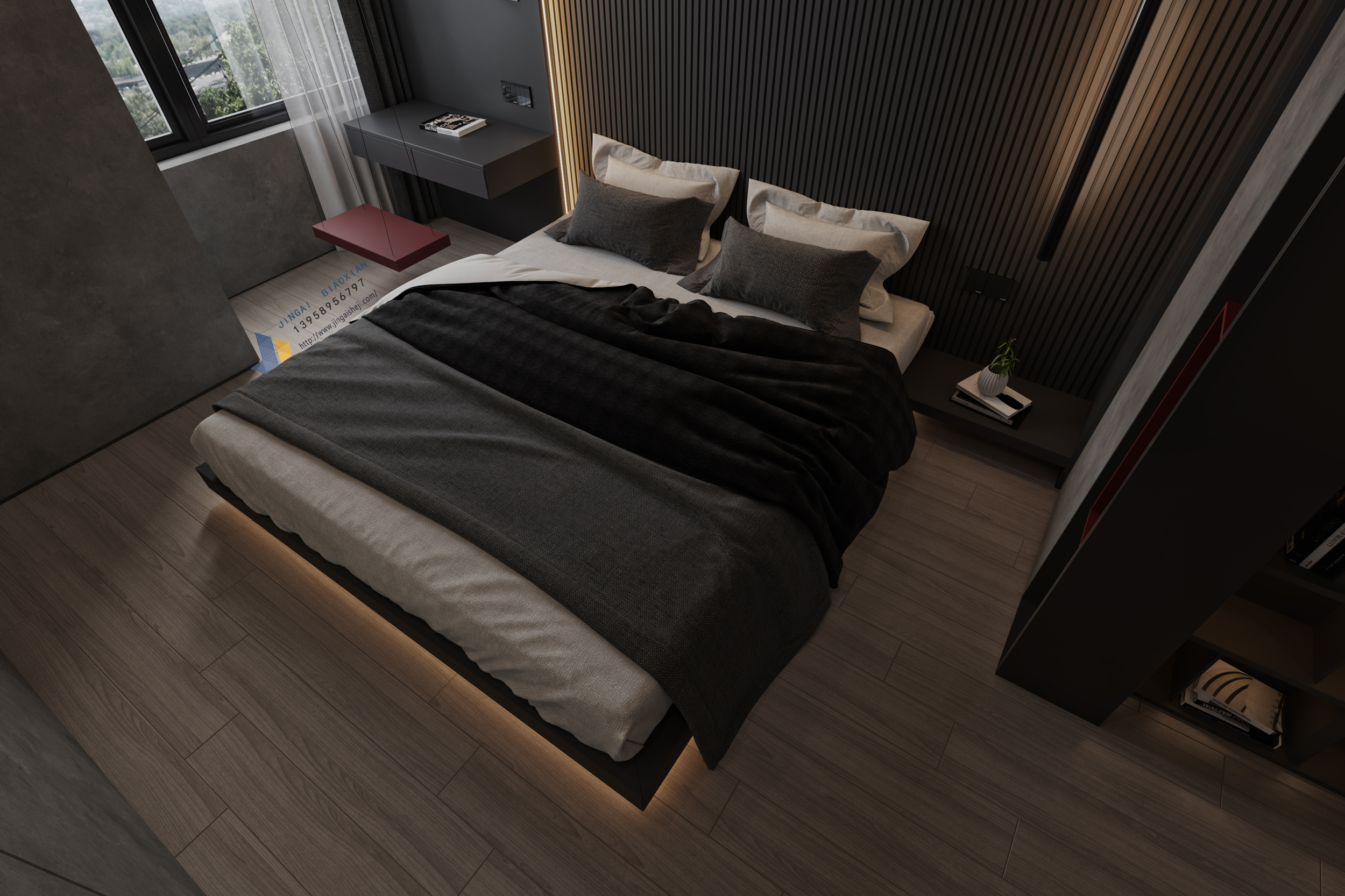 又一套极简暗黑风-1