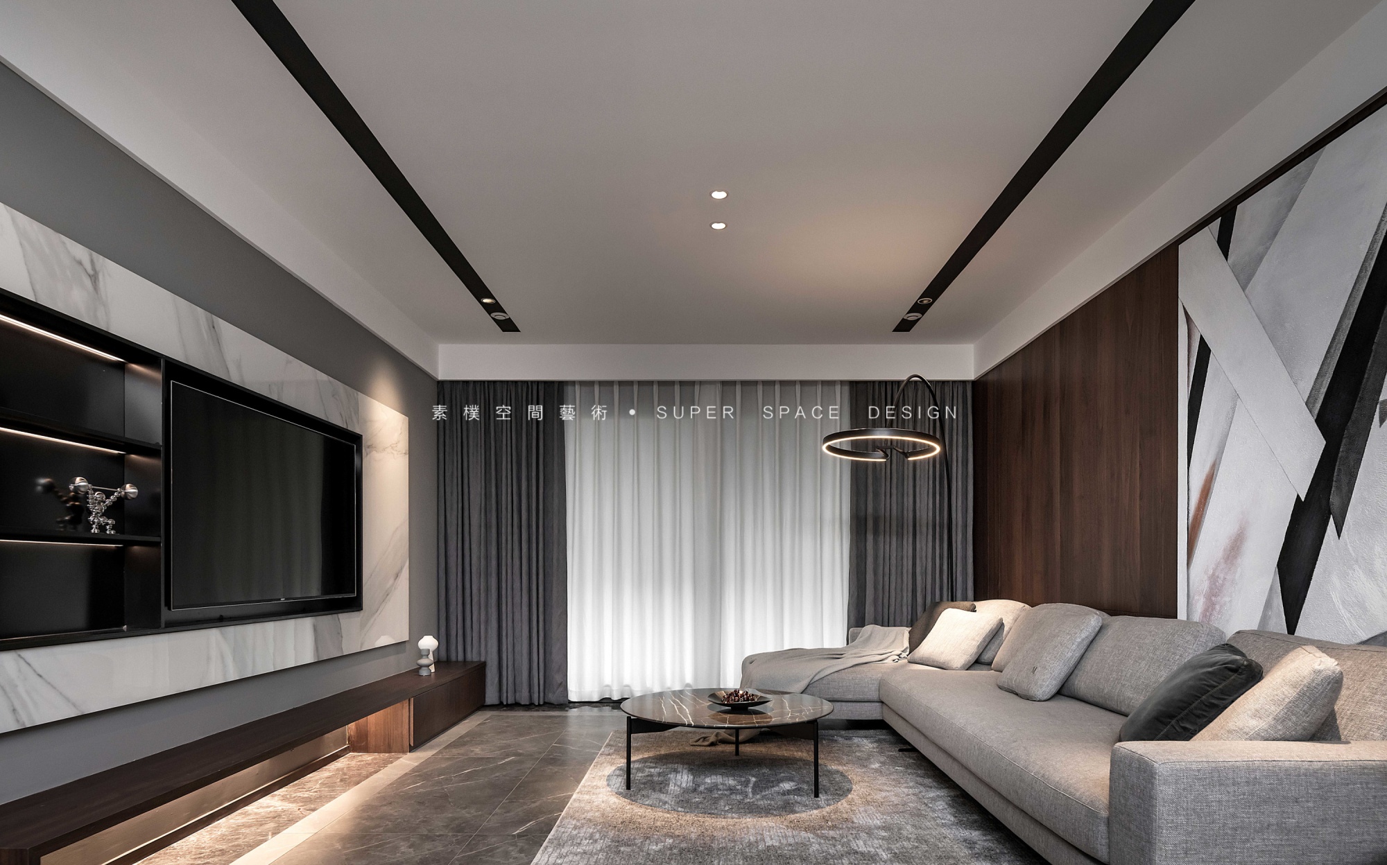 素朴设计丨平层丨素朴作品丨弹子石土著40万装120平现代家，儿童房简直太漂亮-4