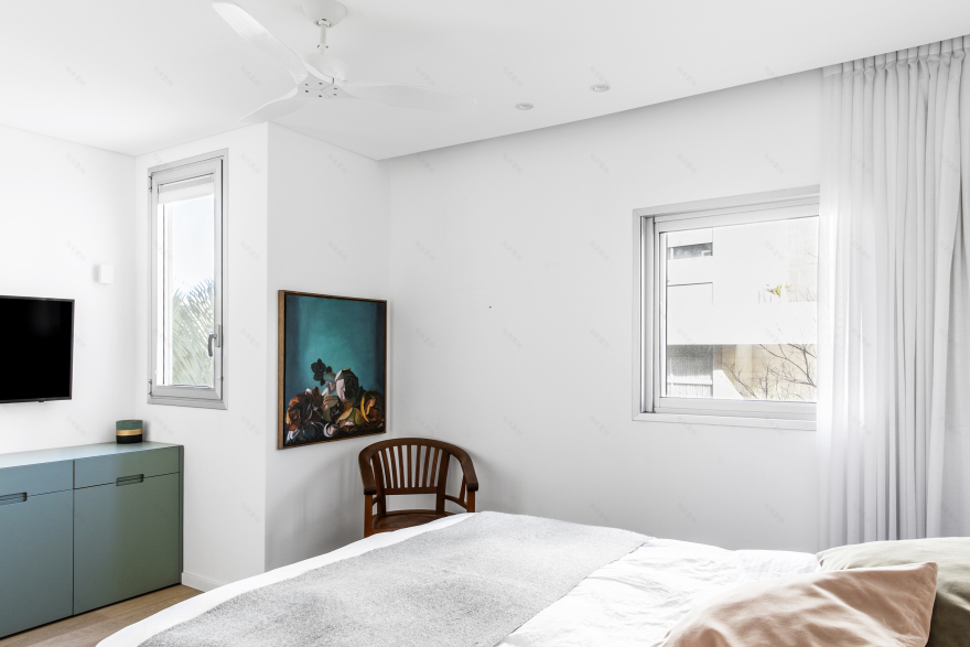 Tel-Aviv 五口之家公寓改造,明亮宽敞的现代生活空间-21